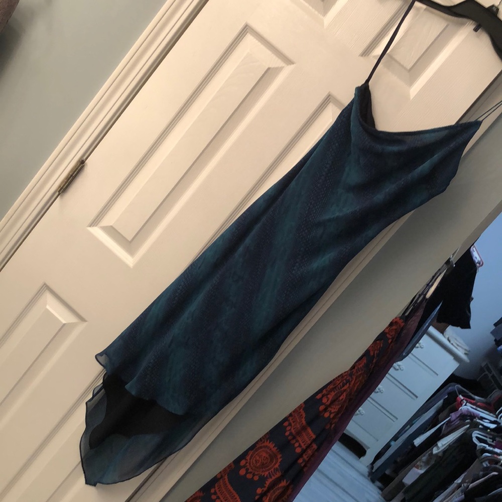 One shoulder cocktail dress